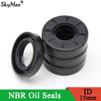 ID 15mm NBR Shaft Nitrile Rubber Oil Seal TC-15*22/24/25/26/28/30/32/35/40/42*5/7/8/10 Nitrile Double Lip Oil Seal