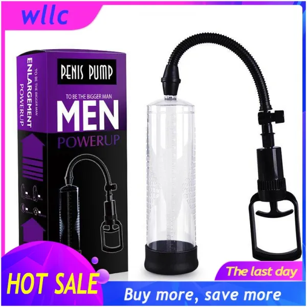 【Hot】 SIZE Enlarge New Transparent Penis Extender Vacuum Massager