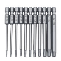 1112Pcs Security Bit Set Tamper Proof ไขควงเจาะ Bit Screw Driver Bits Torx Flat Head 14 "Hex Driver Bits