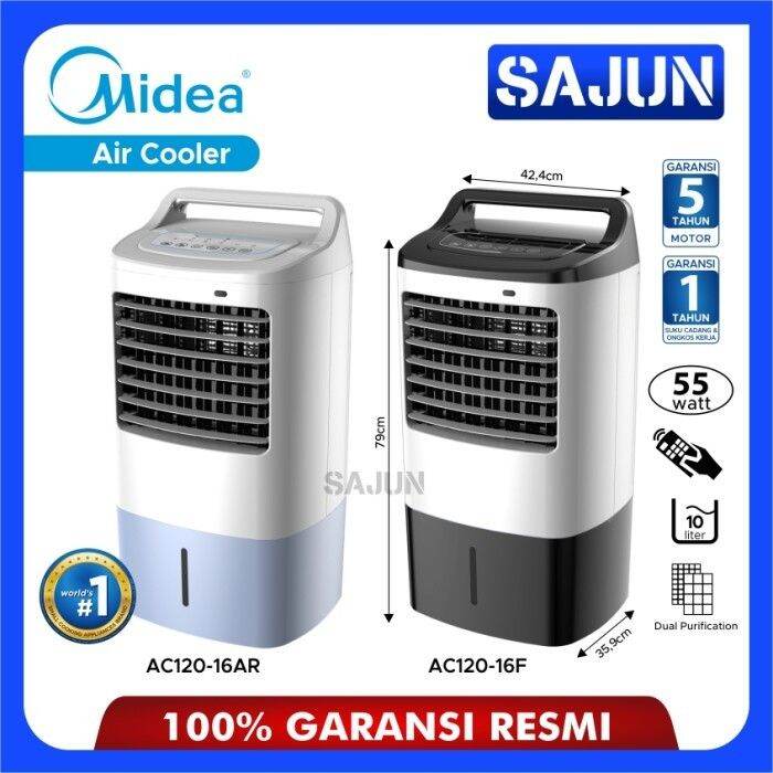 Midea AC12016AR Air Cooler Penyejuk Udara 10L Lazada Indonesia