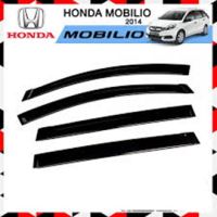 กันสาด Honda Mobilio สีดำดำ