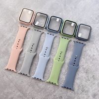 ✕✺ 2 in 1 เคสสมาร์ทวอทช์ พร้อมสายนาฬิกาข้อมือ สําหรับ Smart Watch Series 7 6 SE 5 4 3 2 1 41 มม. 45 มม. 44 มม. 40 มม. 42 มม. 38 มม.