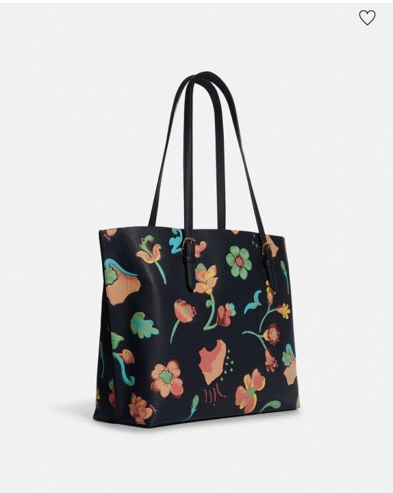 Coach Mollie Tote With Dreamy Land Floral Print C8215 - Black | Lazada PH