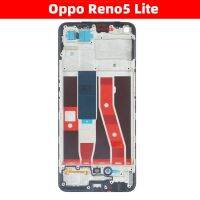 สำหรับ Oppo Reno5 Lite Reno 5 Lite กรอบจอแอลซีดี Middle Housing Chassis ซ่อมแซมชิ้นส่วนสมาร์ทโฟน A94