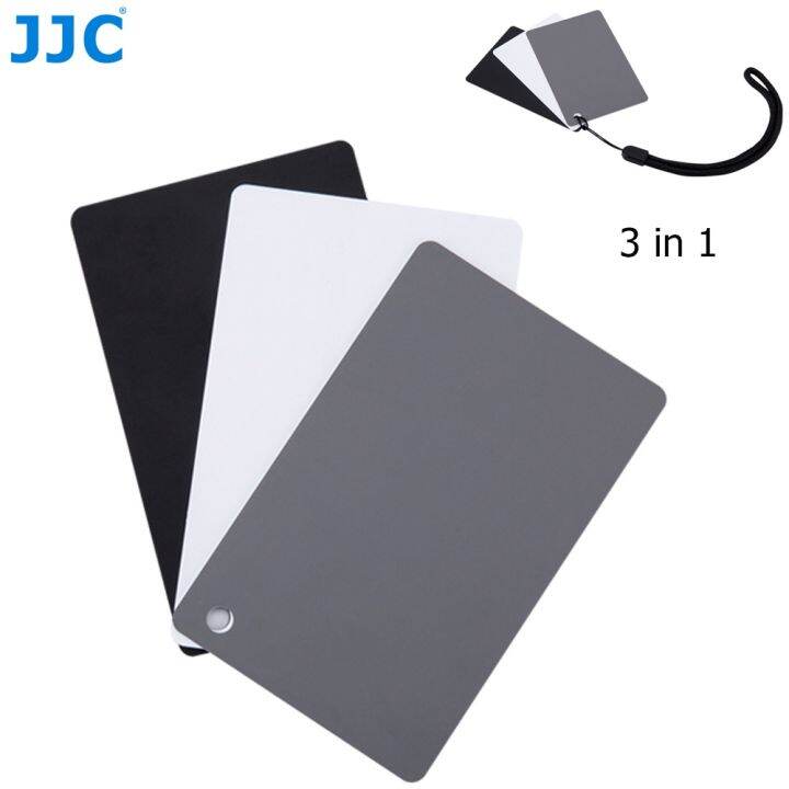 JJC GC Series PVC Gray Card Waterproof White Balance Card Set with 18