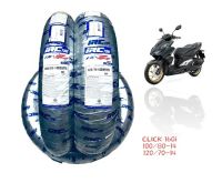 ยางนอก(IRC) IZ-Ss HONDA CLICK160I เบอร์เดิมติดรถ หน้า100/80-14,หลัง120/70-14(อะไหลแต่งCLICK160I)