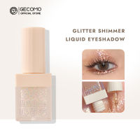 GECOMO อายแชโดว์สีแป้งหน้าเงาประกายมุกอายแชโดว์แวววาวสีติดทนนาน