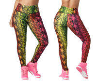 Wild For Zumba High Waisted Long Leggings (กางเกงเลคกิ้งออกกำลังกายซุมบ้าและโยคะ)