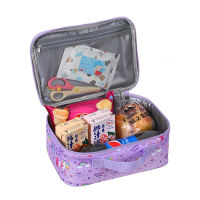 Kid Sequin Unicorn Lunch Bag Thermal Insulated Picnic Cooler Box for School Work Girls Boys Women Men Reusable Food Storage Bags