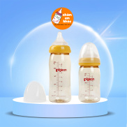 Bình sữa Pigeon 160ml, 240ml cổ rộng Nhật Bản cho bé từ sơ sinh Chính hãng