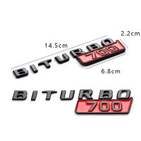 รถ ABS BITURBO 700 800 900โลโก้ด้านข้าง Fender Trunk Body Badge ป้ายสัญลักษณ์ Decals สติกเกอร์สำหรับ Benz bus G Class G700 G800 G900 W463