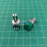 โพเทนชิโอมิเตอร์ Potentiometer วอลลุ่ม R ปรับค่า ตัวต้านทาน 6 ขา B1K ถึง B500K #6 ขา เขียว (1 ตัว)