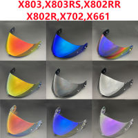 หมวกกันน็อครถจักรยานยนต์ Visor สำหรับ X803RS X803,X802RR,X702,X661 Casque Moto เปลี่ยน AccessoriesFull ใบหน้าหมวกกันน็อคเครื่องมือ