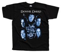 Donnie Darko V3ภาพยนตร์โปสเตอร์ Jake Gyllenhaal DTG เสื้อยืดสีดำทุกขนาด S-5XL