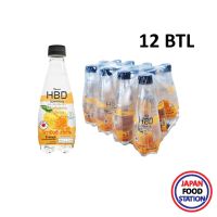 【ซื้อ 200 ลด 10฿ เพียงเก็บโค้ด】HBD SPARKLING WATER NO SUGAR HONEY YUZU 330ML(18413) เครื่องดื่มอัดแก๊สไม่มีน้ำตาล กลิ่นฮันนี่