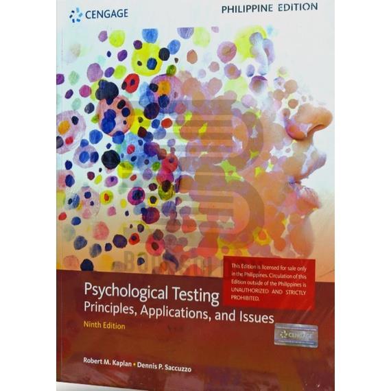 Psychological Testing Principles Applications And Issues (Kaplan ...