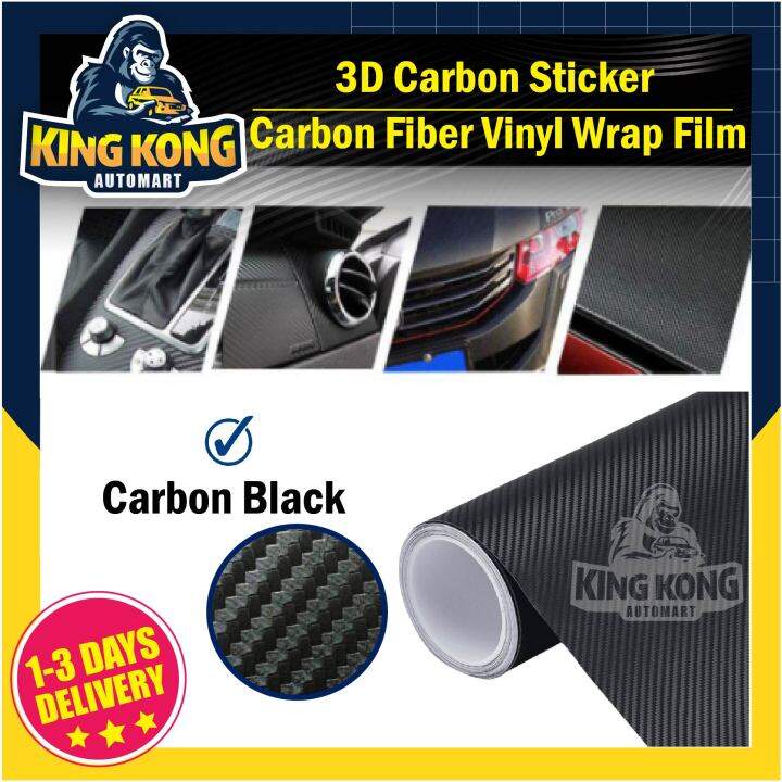 3D Carbon Fiber Vinyl Motorcycle Car Wrap Sheet Roll Film Car Stickers