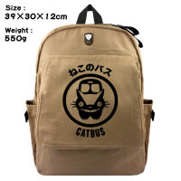 My Neighbor Totoro No Face Man Cosplay Canvas Backpack Student School Shoulder Bag Laptop Travel Rucksack Gift