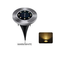 8 LED Solar Powered Lights Outdoor Waterproof Garden Lamp Landscape Lighting for Yard Deck Lawn Patio Pathway Walkway Decoration