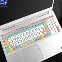 【Xiaohongs keyboard film 】 15 15.6นิ้วซิลิโคนแล็ปท็อปป้องกันผิวสำหรับ Dell Inspiron 15 5584 5586แป้นพิมพ์ปกโน๊ตบุ๊ค I5584-7063SLV 7590 7591