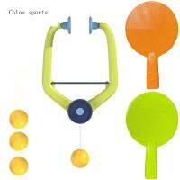 CHLOE BET Tenis Meja เทรนเนอร์,ฝึกด้วยตนเองชุดอุปกรณ์เทนนิสโต๊ะ Set Training สำหรับพ่อแม่-ลูก