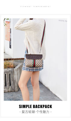 NEW กระเป๋าสะพายข้างผู้หญิง กระเป๋าเป้ กระเป๋าผู้หญิงการพิมพ์เกาหลีตีริบบิ้น ขนาดเล็ก Mini Bag