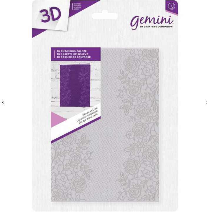 Lace Gemini 3D Embossing Folder 5" x 7" Lazada PH