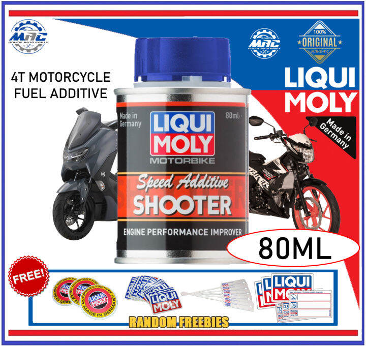 Liqui moly SPEED ADDITIVE SHOOTER 80ml for MOTORCYCLE and SCOOTER fuel