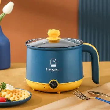 Double Layer Electric Boiling Pot Non-Sitck Portable Mini