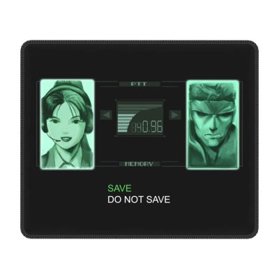 Metal Gear Solid Codec Mouse Pad Custom Anti-Slip Rubber Base Gamer Mousepad Accessories Video Game Lover Office Computer PC Mat