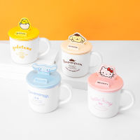 370มิลลิลิตร Sanrio H Ello K Itty เซรามิกแก้วถ้วยกาแฟ Kawaii Cinnamoroll นมชาถ้วยข้าวโอ๊ตอาหารเช้าแก้วน่ารักชาถ้วยน้ำ