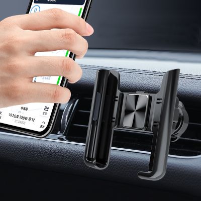 Car Phone Holder 360 Rotation Stand for Cell Phone Universal Gravity Auto Phone Holder In Car Air Vent Clip Mount GPS Support Car Mounts