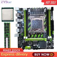 ZYStar เมนบอร์ดคอมพิวเตอร์เดสก์ท็อป ATX X79G ม. แผ่น PCB มี DDR3สี่ช่องสำหรับ V2 E5-2670