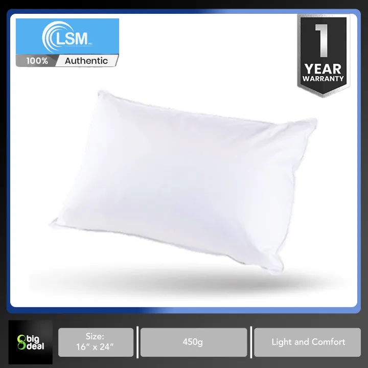LSM Plain Color Vacuum Pillow (16x24 inches) Lazada PH