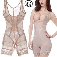 【CW】 Women Body Shapers Slimming Corset Sculpting Thigh Trimmer Lace Control Waist Lingries Bra Lifter Abdominal Bodysuits