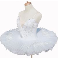 ▼♀✱ Children Adult White Ballet Tutus Swan Lake Feather Tutu Ballerinas Modern Dance Costumes Ballet Dress For Girls Women D093