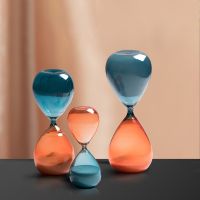 Modern Minimalist Glass Hourglass Timer Home Decoration Ornaments Toy Bookcase Room Furnishings Hour Glass Yellow Sand Timer