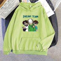 Dream Smp Hoodie Smile Team Sweatshirt Women Tommy 2021 Pullover Long Sleeve Tubbo Loose Punk Korean Tops Harajuku Cartoon Print Size Xxs-4Xl