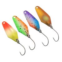 HISTOLURE Trout Fishing Copper Spoon Bait  ROONEY 2.2g UV Colorful Stream Metal Fishing Lure Hard Baits For Perch Trout ChubLures Baits