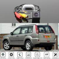 กระจกมองหลังรถยนต์กล้องสำรองสำหรับ Nissan X-Trail XTrail 2001 2002 2003 2004 2005 2006 T30สำหรับจอดรถการมองเห็นได้ในเวลากลางคืน HD