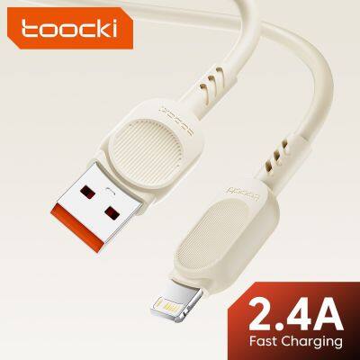 Toocki Usb Cable For iPhone 14 13 12 11 Pro Xs Max 2.4A Fast Charging Data Cord for iPhone 8 7 Plus iPad Charger Cable Cables  Converters