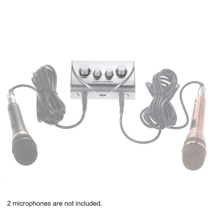 e-amp-y-karaoke-sound-mixer-dual-mic-inputs-with-cable