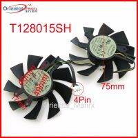 T128015SH Gratis Ongkir 75มม. 49*46*17มม. 4Pin 0.32AMP สำหรับ Hasee GM50Ti GTX750Ti GTX950 GTX960การ์ดวิดีโอกราฟิกส์พัดลม VGA Fsiuong