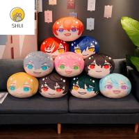 SHUI70300ของขวัญคริสต์มาส Kawaii AIRA Ogami Koga IBARA Hiyori Boneka Mainan ตุ๊กตามีเสียงกระเป๋านักเรียนจี้ Sazanami Jun ชุดพวงกุญแจดาวตุ๊กตาพวงกุญแจผ้ากำมะหยี่จี้ตุ๊กตายัดนุ่นพวงกุญแจรูปดาวทั้งชุด