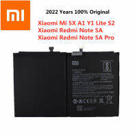 (มีในสต็อก) 2023ปี BN31แบตเตอรี่เดิมสำหรับ Xiaomi Mi 5X Mi5X A1 MiA1 Redmi Note5A Pro Redmi Y1 Lite S2 3000MAh แบตเตอรี่ศัพท์ **