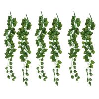 6Pcs Artificial Ivy Garland Fake Hanging Vine Plants Faux Foliage Garland