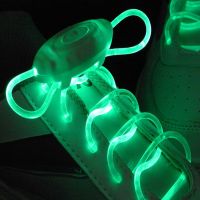 NEW LED Sport Shoelaces Night Luminous Shoelaces Glow Shoe Strings Round Flash Light Shoelaces Women Men No Tie Lazy Shoe Laces