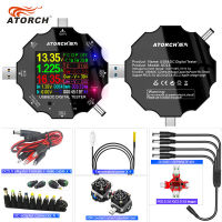 DC5.5 USB 3.0 Type-C 18 In 1 USB Tester DC Digital Voltmeter Charger แรงดันไฟฟ้า Ammeter Detector Qc PD3.0เมตร