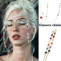 Eye Glasses Sunglasses Spectacles Eyewear colorful glass Fashion beads Chain