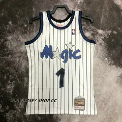 🏀ORLANDO MAGIC #1 TRACY McGRADY VTG AUTHENTHIC HOME STAR NBA
